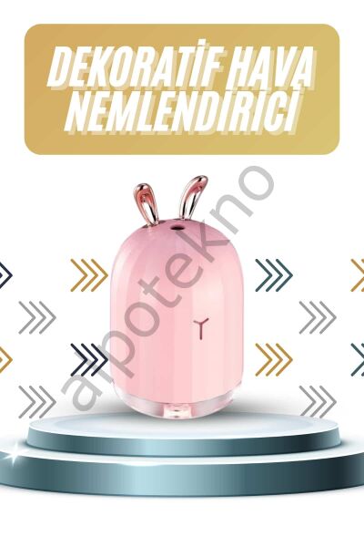 Led Işıklı Hava Nemlendirici Buhar Makinesi Dekoratif Aromaterapi