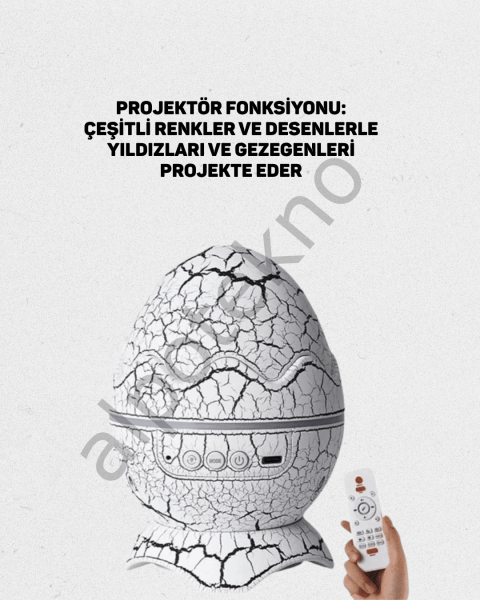 Bluetooth Hoparlör Özellikli 7 Renkli Gece Aydınlatması Yeni Nesil