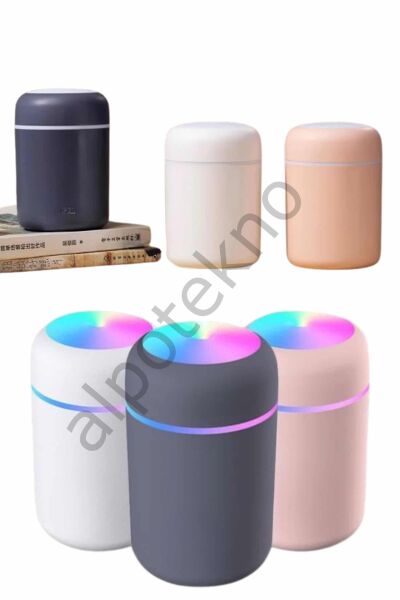 Rgb Işıklı Ulrasonik Ledli Hava Nemlendirici Buhar Makinesi Buhardanlık