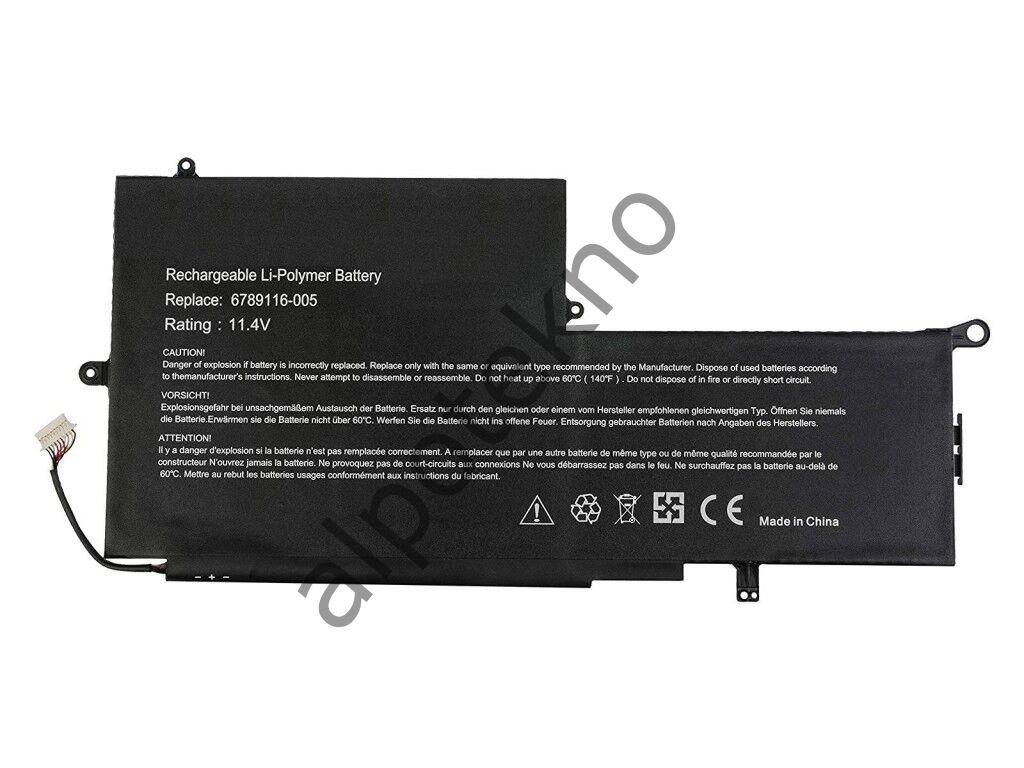 RETRO Hp Spectre Pro x360 G1, PK03XL Notebook Bataryası