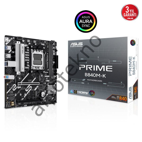 ASUS PRIME B840M-K 2xDDR5 HDMI 2xM.2 AM5 ANAKART