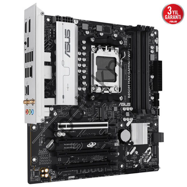 ASUS B850M MAX GAMING WIFI 4xDDR5 DP/HDMI 3xM2 AM5 ANAKART