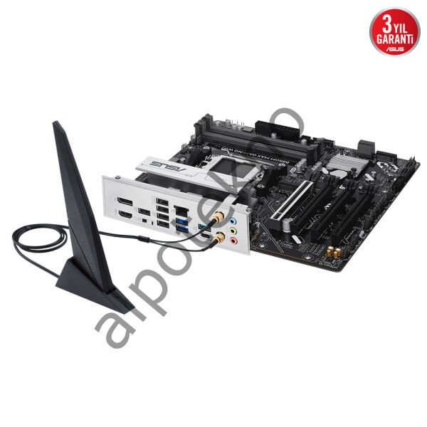 ASUS B850M MAX GAMING WIFI 4xDDR5 DP/HDMI 3xM2 AM5 ANAKART