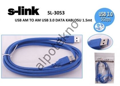 S-link SL-3053 Usb 3.0 1.5M Usb Data Kablo