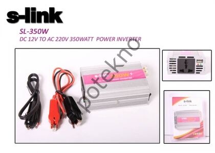 S-link SL-350W 350W DC12V-AC230V İnverter