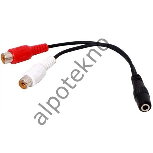 S-link SL-358 15cm 3.5 F to 2 RCA F Stereo kablosu