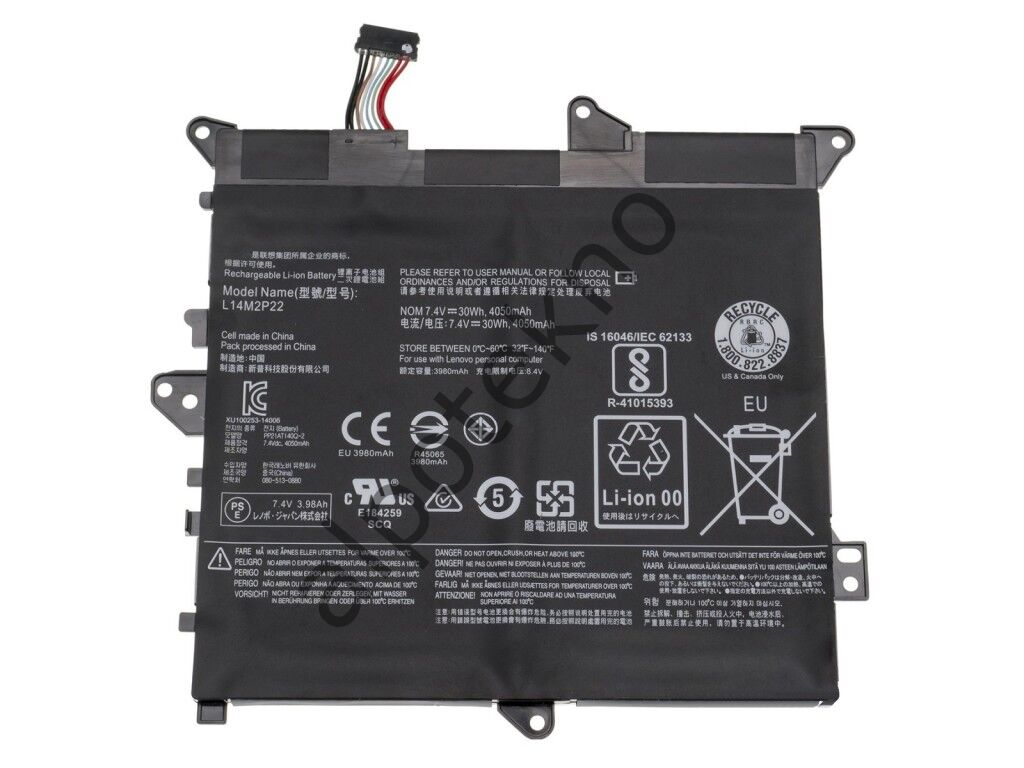 RETRO Lenovo Flex 3-1120, L14M2P22 Notebook Bataryası