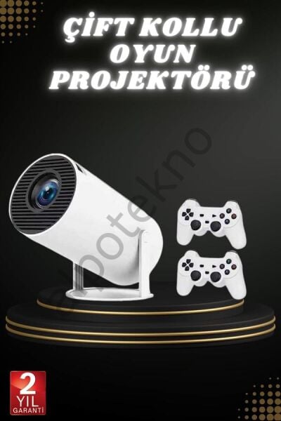 Taşınabilir Android Projeksiyon Ayaklı Çift Kollu 4K Çözünürlüklü Sinema Projeksiyonu