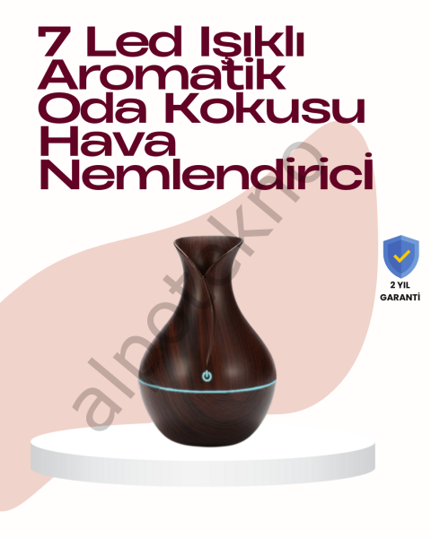 130ml Su Depolu USB Güçlü Kompakt Masaüstü Nemlendirici Difüzör