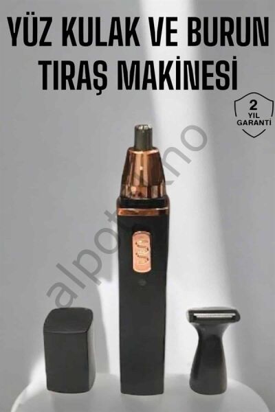 Tıraş Makinesi Kulak Burun ve Yüz Temizleyici Şarjlı Mini