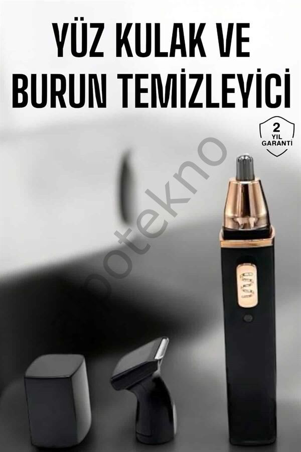 Seyahat Tipi Mini Taşınabilir Siyah Burun Kulak Yanak Kıl ve Tüy Temizleme Makinesi