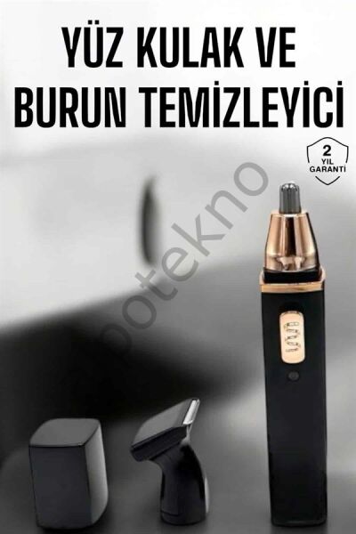 Seyahat Tipi Mini Taşınabilir Siyah Burun Kulak Yanak Kıl ve Tüy Temizleme Makinesi