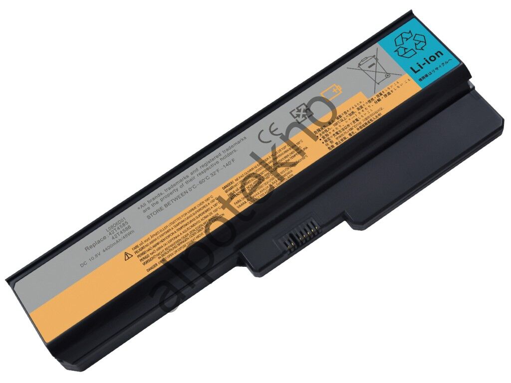 RETRO Lenovo G530, G550, N500, V460 Notebook Bataryası - 6 Cell