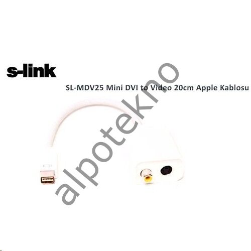 S-link SL-MDV25 mDVI-S-VIDEO (Apple Uyumlu)
