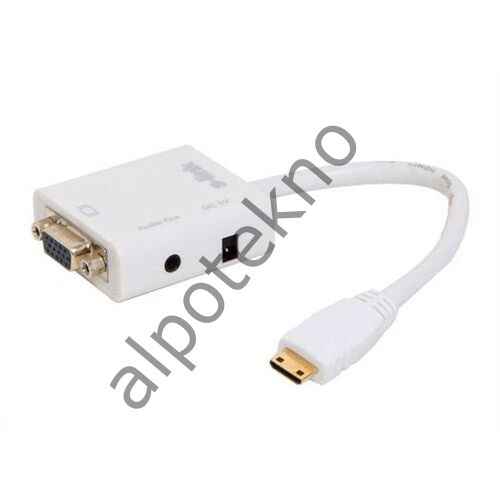 S-link SL-MHVS15 Mini HDMI to VGA+Audio Çevirici