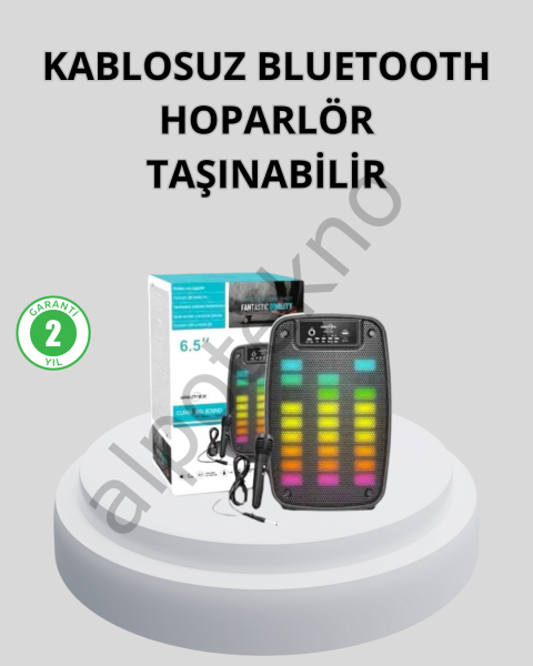 Bluetooth Bağlantılı Taşınabilir Müzik Cihazı – 2 Saat Kesintisiz Müzik