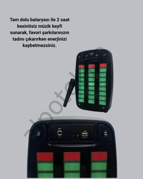 Bluetooth Bağlantılı Taşınabilir Müzik Cihazı – 2 Saat Kesintisiz Müzik