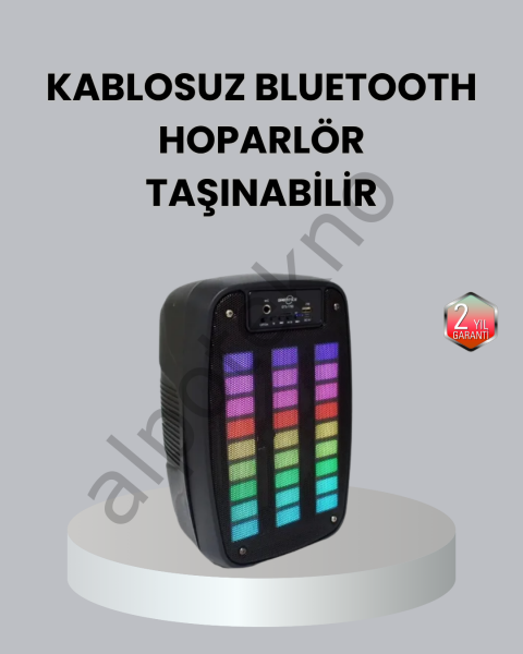 Kablosuz Bluetooth Müzik Cihazı – 2 Saat Batarya Süresi, Şık ve Taşınabilir