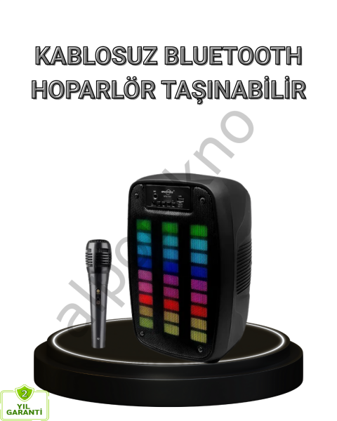 Bluetooth Hoparlör – Kablosuz Bağlantı, 2 Saat Müzik Süresi