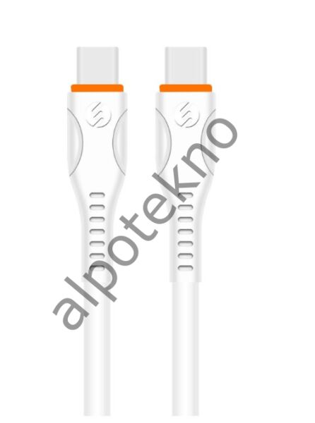 S-link SW-C130 1M 3A TypeC to TypeC Hızlı Data + Sarj Kablosu