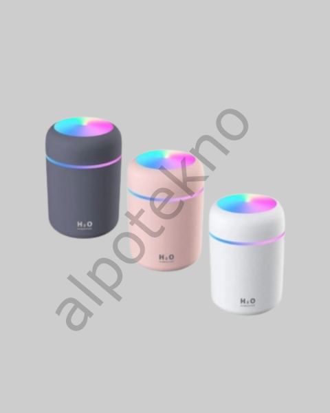 USB Bağlantılı LED Işıklı Hava Nemlendirici – Sessiz ve Kullanıcı Dostu Tasarım