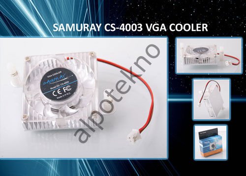 SamurayCS-4003 Geçmeli Ekran Kartı Fanı