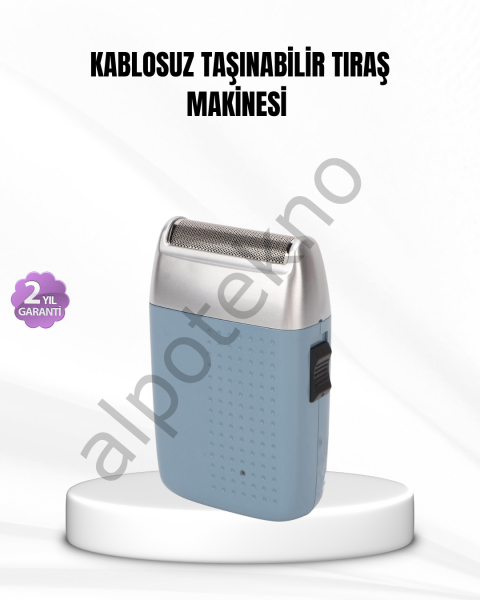 Taşınabilir Şarjlı Tıraş Makinesi – Kuru Kullanım, Özel Sakal Başlıkları