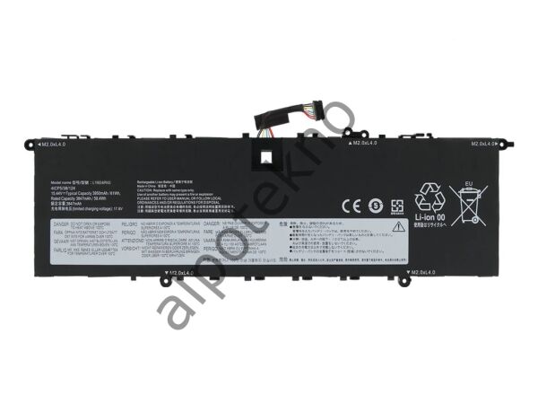 RETRO Lenovo IdeaPad Slim 7-14ARH7, L19D4PH3 Notebook Bataryası