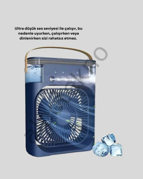 Turbo Fan Teknolojili Sessiz ve Güçlü Soğutma Masası Vantilatör