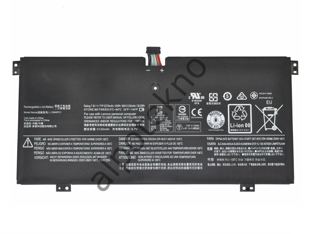 RETRO Lenovo IdeaPad Yoga 710-11IKB, L15M4PC1 Notebook Bataryası