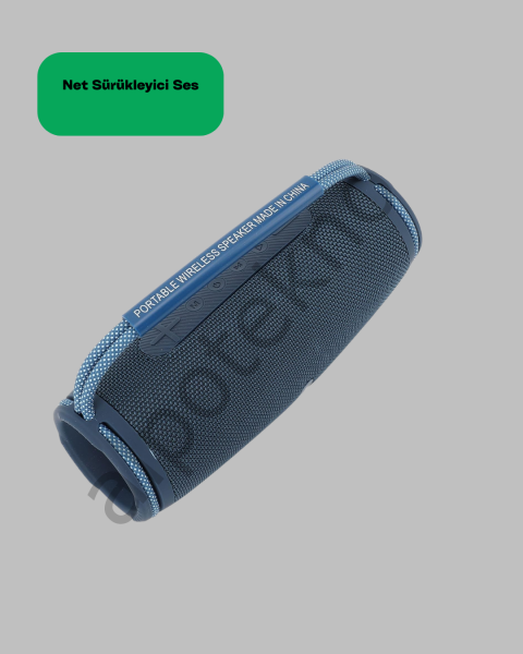 IPX5 Su Geçirmez Taşınabilir Bluetooth Hoparlör Renkli Işıklı Yeni Nesil
