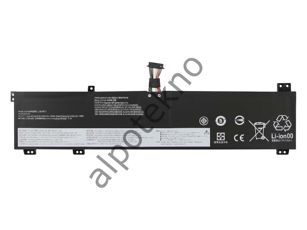 RETRO Lenovo Legion 5-15ARH05, L19C4PC1 Notebook Bataryası - Ver.2