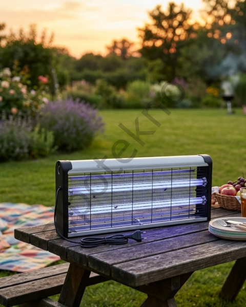 Taşınabilir Elektrikli Sinek Öldürücü 10W Askılı UV Haşere Lambası