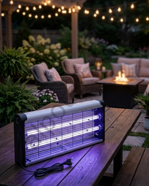 Ev Balkon Mutfak İçin Elektrikli Sinek Savar 10W UV Işıklı Lamba