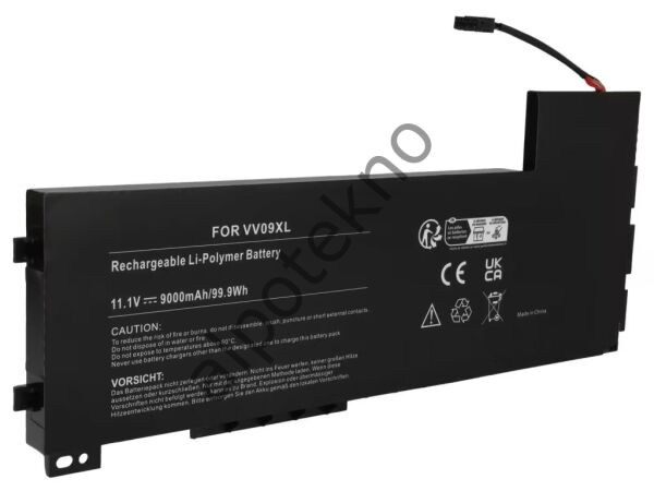 HYPERLIFE Hp ZBook 15 G3, G4, VV09XL Notebook Bataryası