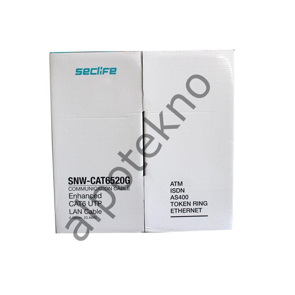 Seclife SNW-C6520G 23AWG UTP 305m Cat6 Kablo