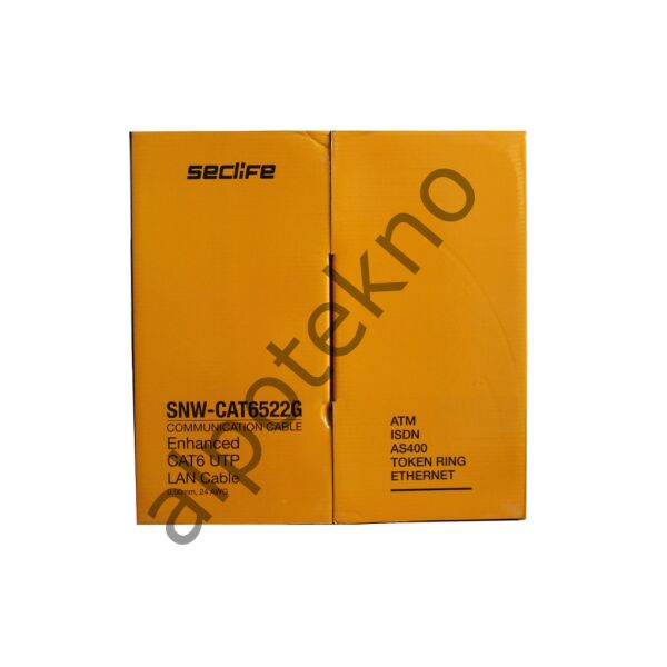 Seclife SNW-C6522G UTP 305m Cat6 Kablo