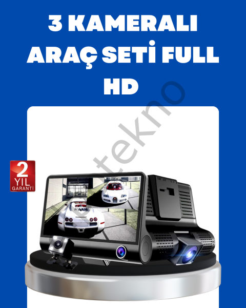 G-Sensör, Park Modu ve Döngüsel Kayıt Destekli Araç DVR