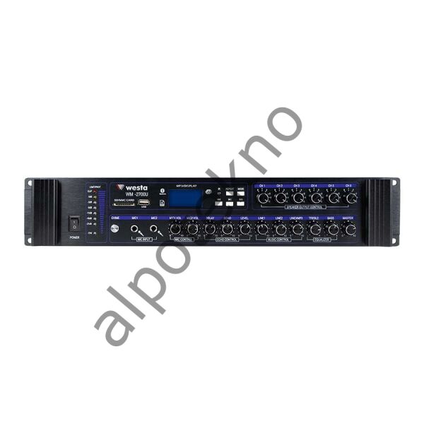 WESTA WM-2700U 700W 6 BÖLGELİ MIXER AMFİ