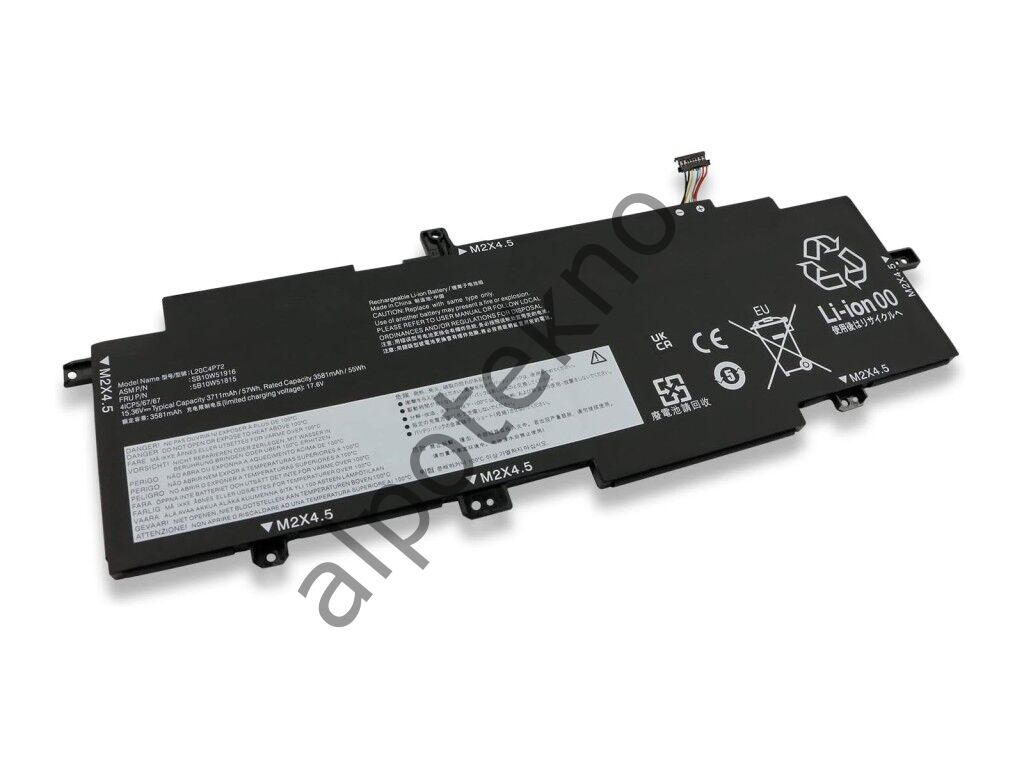 Sylar RETRO Lenovo ThinkPad T14s Gen2, L20C4P72 Notebook Bataryası