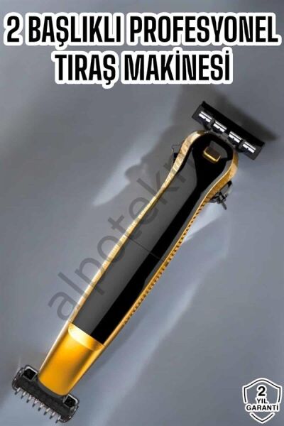 Çift Başlıklı Jilet Tıraş Makinesi Taşınabilir Suya Dayanıklı Sinek Kaydı