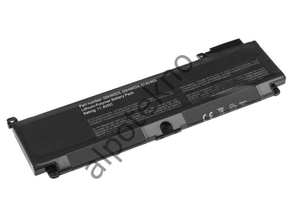 RETRO Lenovo ThinkPad T460s, T470s Notebook Bataryası - Ver.1 (Üst)