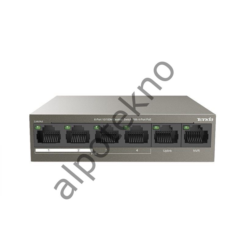 Tenda TEF1106P-4-63W 6 Port 10/100M 4-Port PoE Switch