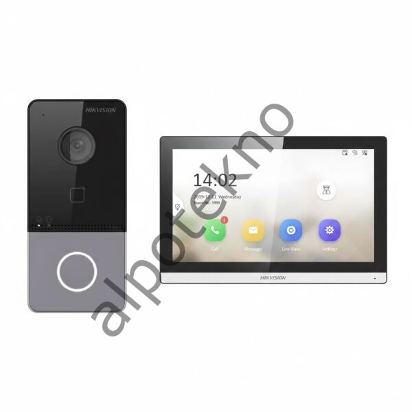 HIKVISION DS-KIS608-P VİLLA TİP IP VIDEO INTERCOM KIT