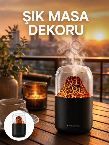 Büyük Kapasiteli Aromaterapi Cihazı – 280 ml Su Haznesi Yeni Nesil