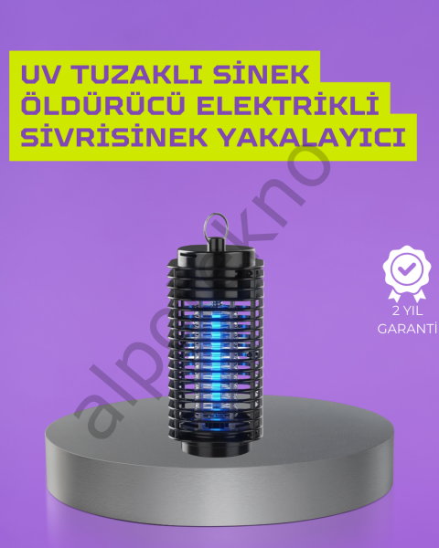 Kapalı ve Açık Alanlarda Etkili Elektrikli Sivrisinek Katili – UV Işıklı Tuzak