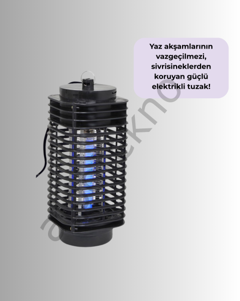 Çevre Dostu Elektrikli Sivrisinek Öldürücü Lamba – 50m² Etki Alanı