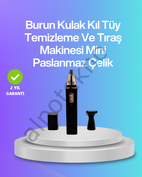 Sessiz çalışan tüy düzeltici burun ve kulak makinesi