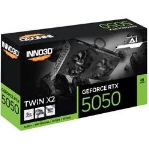 Inno3D RTX5050 8GB Twin X2 128Bit 3xDP HDMI GDDR6 Ekran Kartı