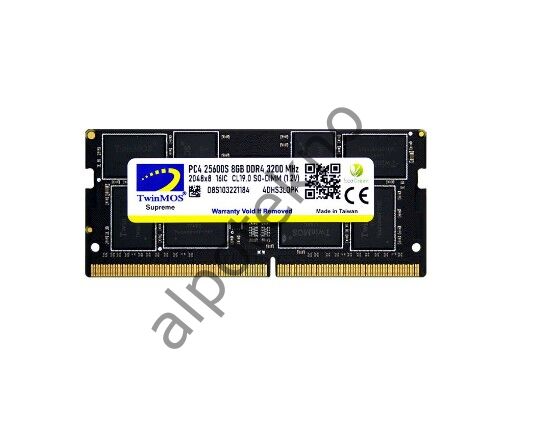 8GB TwinMOS 3200MHz (MDD48GB3200N) DDR4 Notebook Ram
